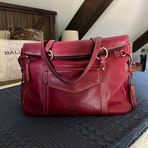 Dooney Raspberry Florentine Smith Bag